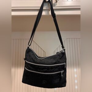 Kipling Black Crossbody Bag 3 compartments
